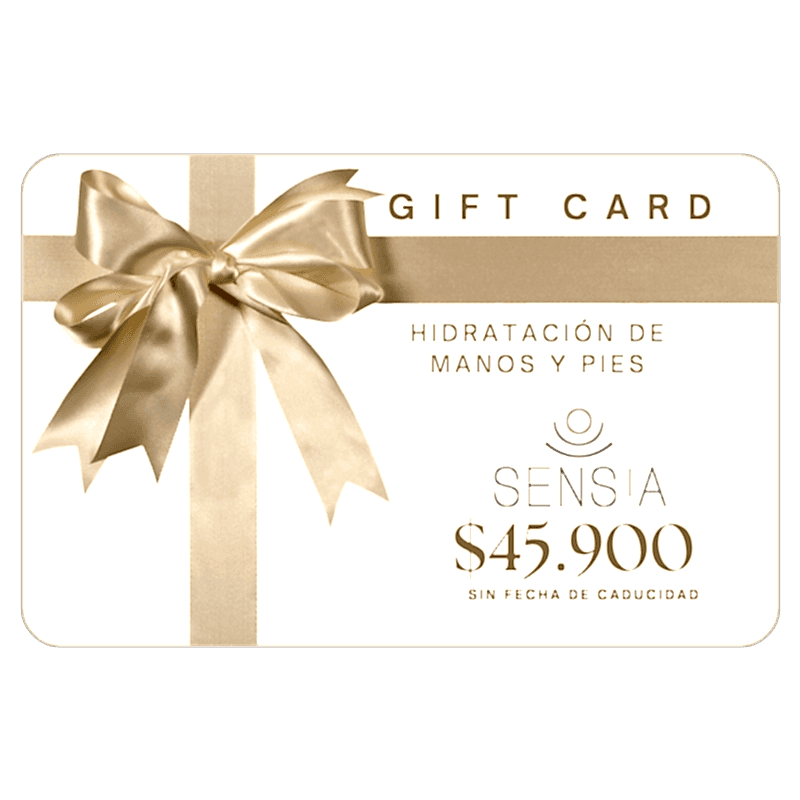 Tarjeta de Regalo – Hidratación de Manos y Pies 1 Gift Card Sensia Spa De Hidratación De Manos Y Pies