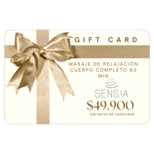Gift Card Sensia Spa de Masaje de Relajación Cuerpo Completo 60 min