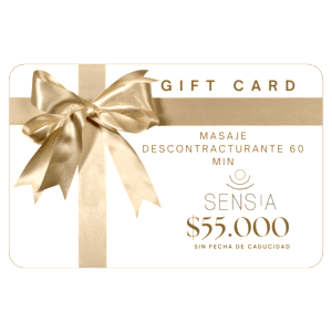 Gift Card Sensia Spa de Masaje Descontracturante 60 min