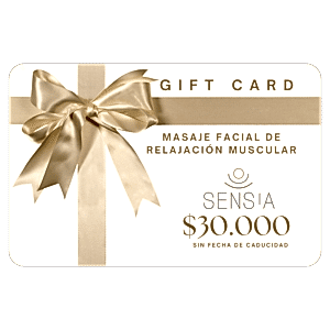 Gift Card Sensia Spa de Masaje Facial de Relajación Muscular