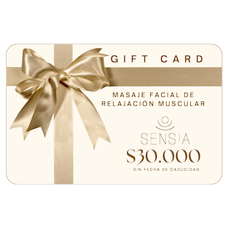 Tarjeta de Regalo – Masaje Facial de Relajación Muscular 1 Gift Card Sensia Spa De Masaje Facial De Relajación Muscular